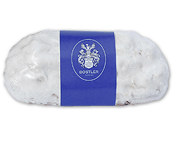 Christstollen mit Werbebanderole